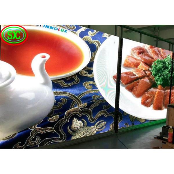 High Brightness Full Color SMD LED Die-Cast Aluminum Screen P10, Iron/Steel Slim Housing