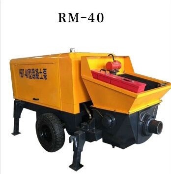 30kw XDEM Concrete Delivery Pump 10 - 45 Cubic Meters Drag Pump