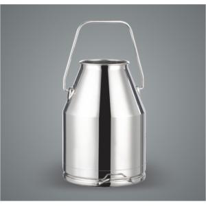 China Custom Dairy Stainless Steel Milking Machine Bucket With Long Handles wholesale