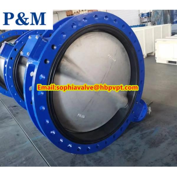 British standard BS5155 DN600 EPDM flanged butterfly valve
