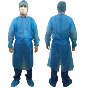 China Long Sleeves Disposable PPE Gowns Anti Virus Safety Protective Clothing wholesale