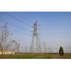 Single Circuit Lattice Steel Towers Galvanized Surface For Transmission