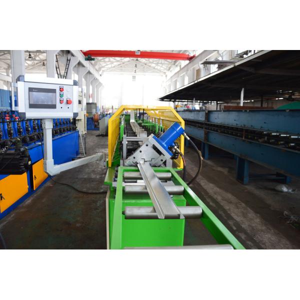 Galvanzied Steel 1.0-1.5mm Upright Rack Cross Support Hat Profile Center Shelf Reinforce Roll Forming Machine