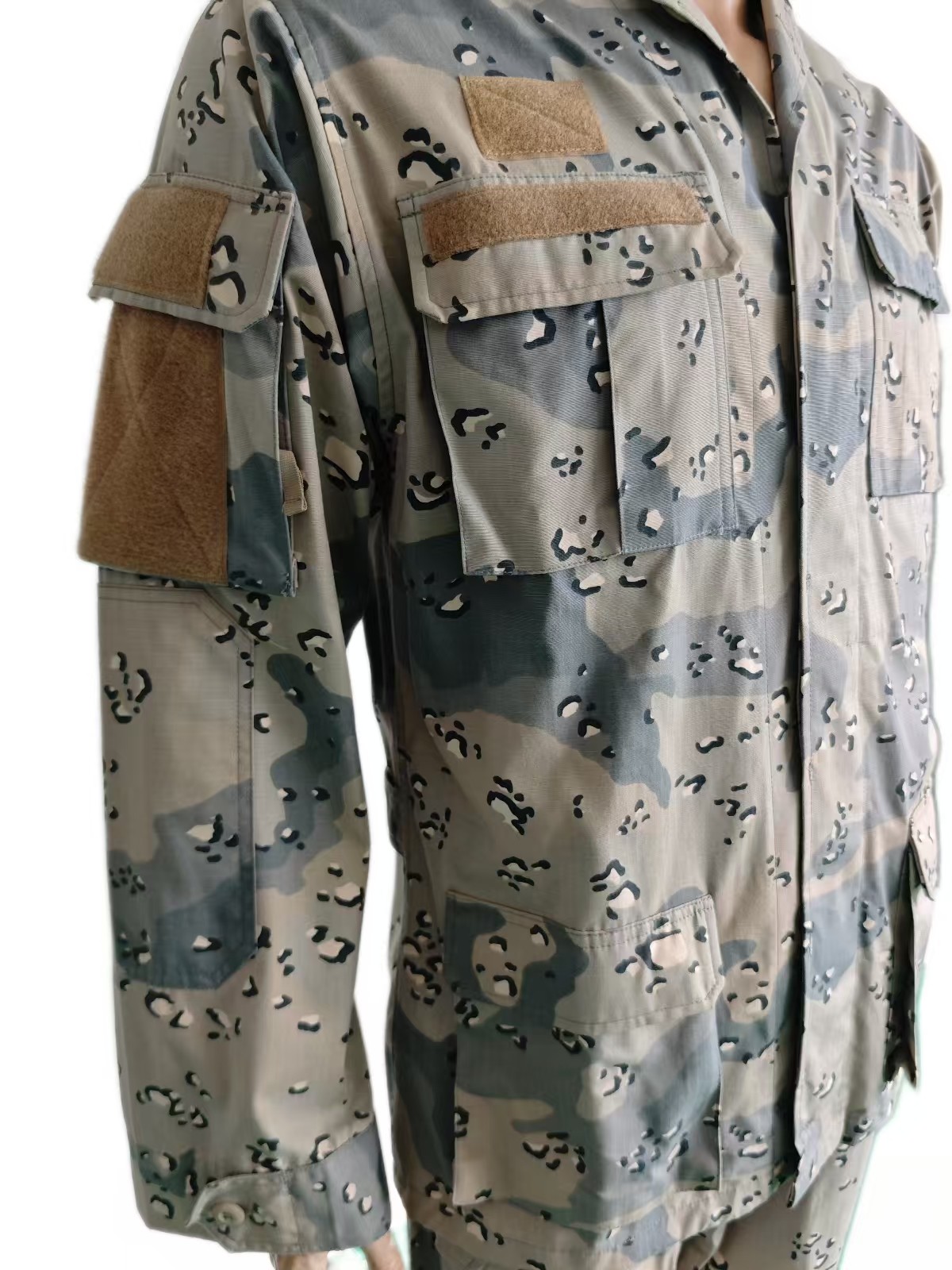 Outdoor Workwear Tactical 6 Pockets Camouflage BDU Military Uniform 65 Polyester 35 Cotton