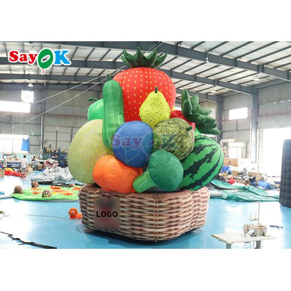 5m High Inflatable Fruit Vegetable Tree Orchard Plant Balloon For Stage Garden Park Decoration