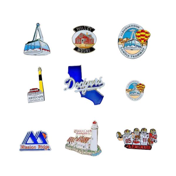 Custom Lapel Pins for Companies - 2D/3D Design with Soft/Hard Enamel