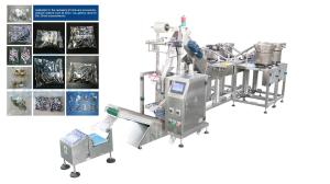 Automatic Hardware Parts Counting Vertical Packaging Machine High Speed
