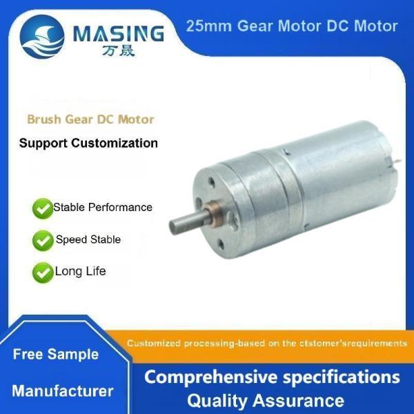 Quality Gm25-370 25mm Dc 12v Dc 12rpm Gear Motor High Torque Low Speed Reversed Engine 12v Gear Motor for sale