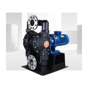 China DN80 Electric Diaphragm Pump Cast Steel 480LPM Sludge Transfer on sale