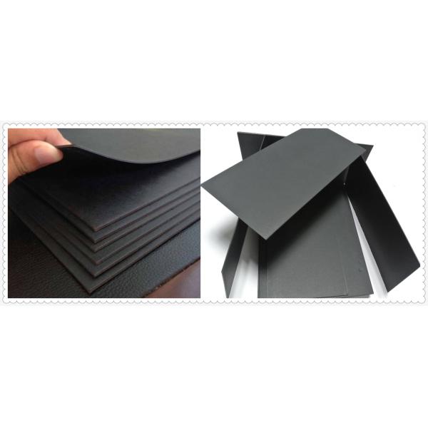 Durable Black Paperboard For Bag / Photo Frame / Gift Box / Packaging Material