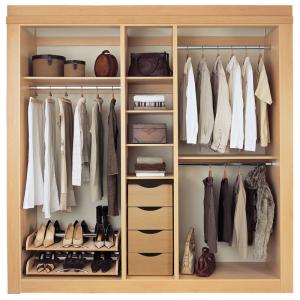 China Custom Made Design Modern Clothes Cabinet Without Doors Wardrobes wholesale