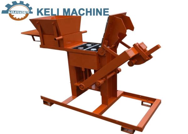Quality KL2-40 Solid Manual Moudling Interlocking Brick Making Machine for sale