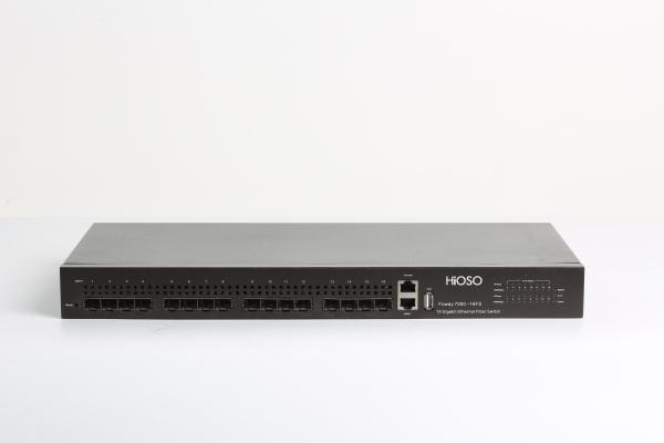 Quality 16Mbit 6 10G SFP+ FX Ports Fiber Cable Switch Support SFP Hot Plug for sale