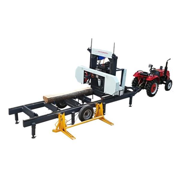 Quality Automatic Hydraulic Bandsaw Machine Wood Band Saw Mill Machine Portable Sawmill for sale