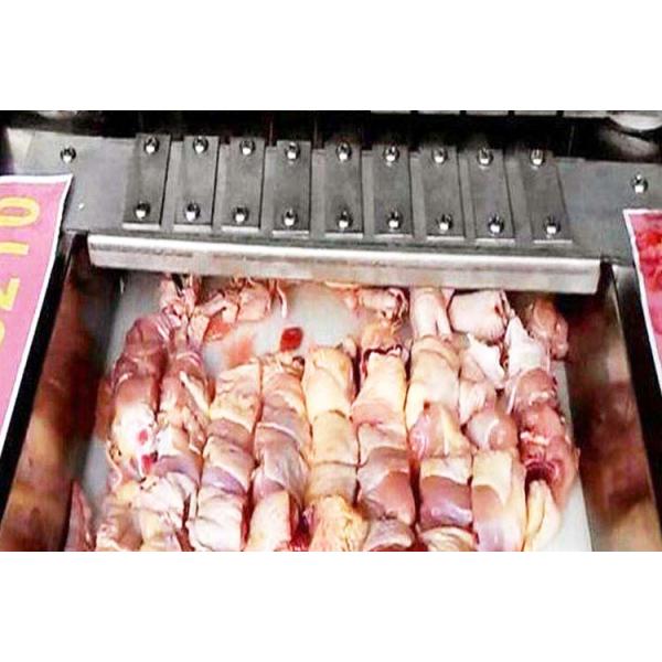 Poultry Fish Dicing Machine Duck Cube Meat Cutting Machine