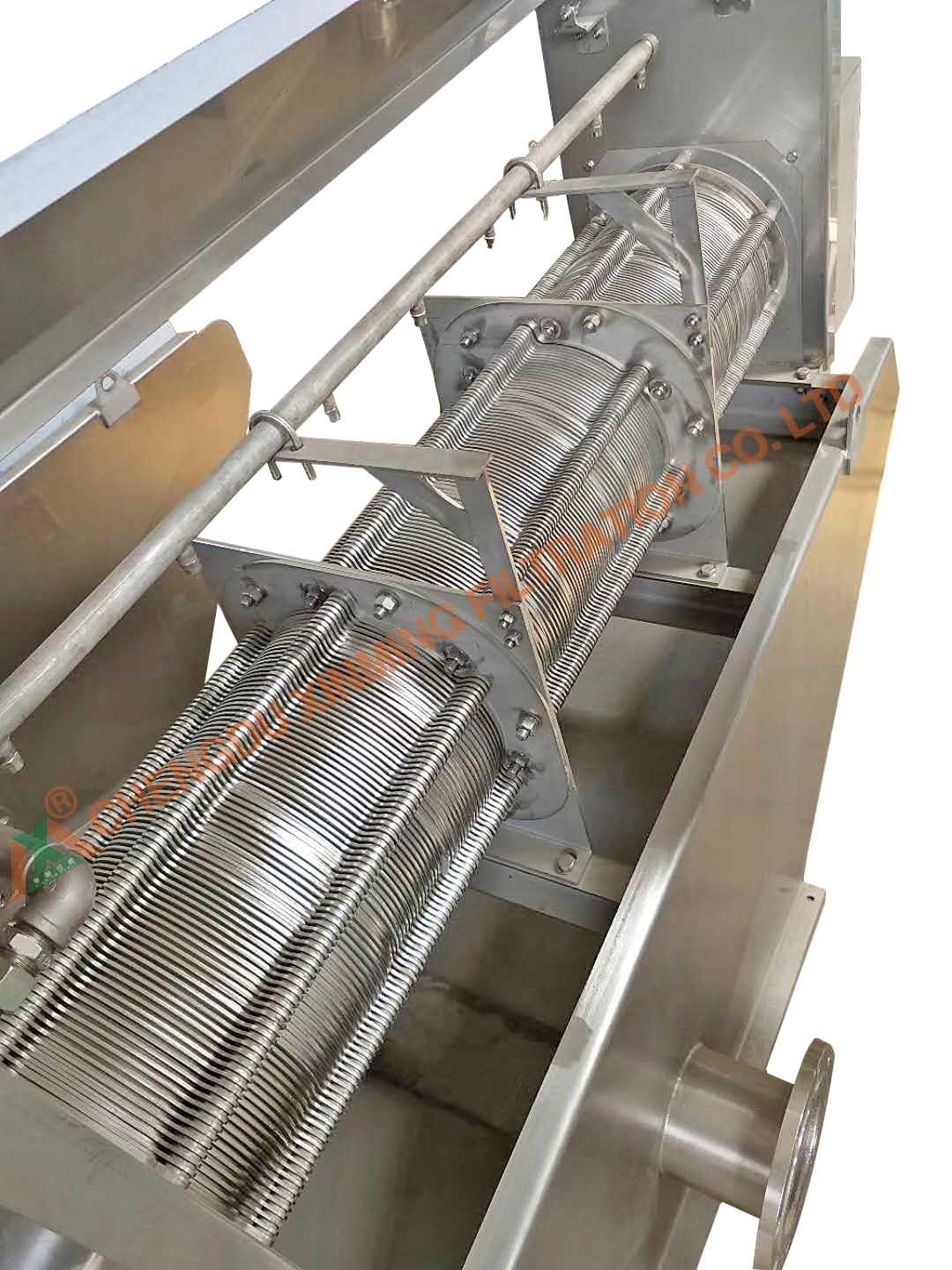 Automatic Fold Screw Sludge Dewatering Press , Sludge Press Machine 1900kg N.W.