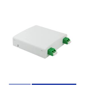 Buy cheap 2 Core Fiber Optic Surface Box Suitable for LC/SC 2 Port Indoor FTTH Box from wholesalers
