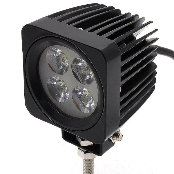 10V - 36V 4x4 Off Road Lights 12W Off Road LED Headlights With Diecast Aluminum Housing