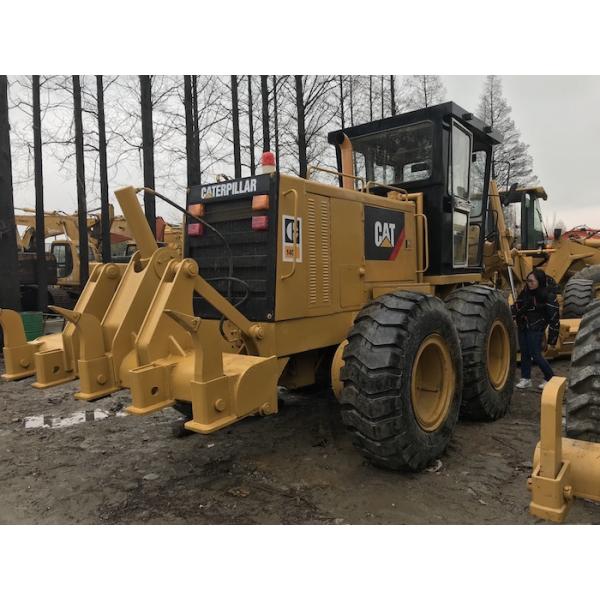Used road construction equipment secondhand CAT 140H motor grader with ripper