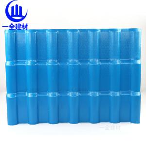 1050mm Spanish Pvc Synthetic Resin Roof Tile Fire Resistance