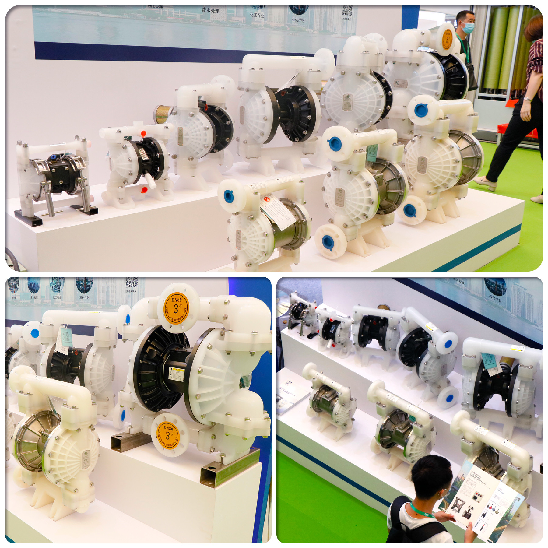 2 Inch Acid Fluid Electric Diaphragm Pump Chemical Resistant Pump