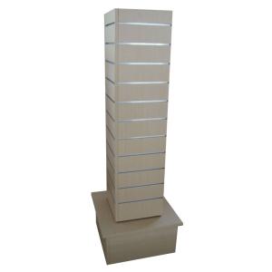 China Retail MDF Spinner Display Stands / Square Shaped Retail Floor Display Stands wholesale
