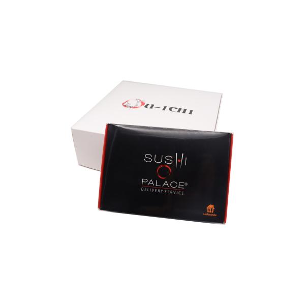 350GSM Paper Sushi Box Takeaway Sushi Tray Container Gloss Lamination