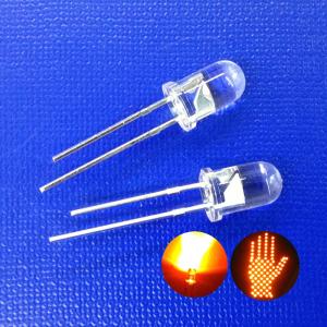 China Traffic Light Series Super Bright Yellow Color 5mm LED Diode 595nm 11000mcd 30deg for Flashing Yellow Light wholesale