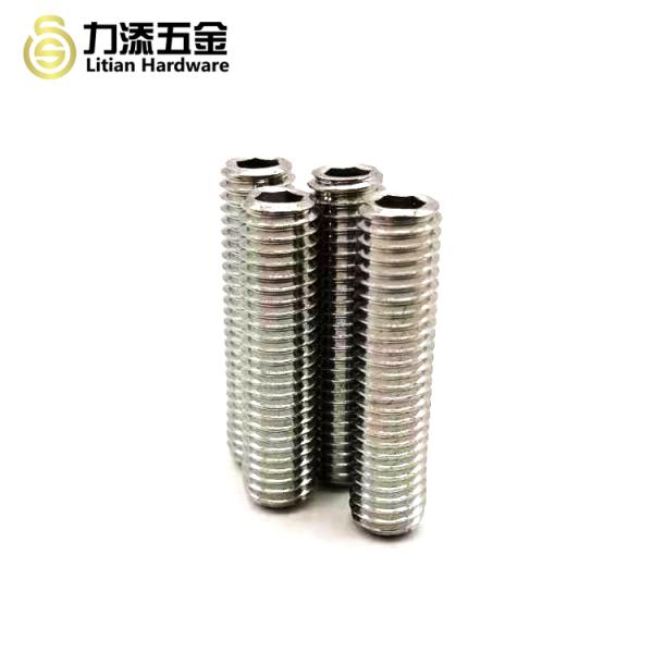Din 913 stainless steel hex socket set screw