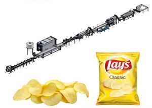 China Full Automatic Potato Chips Making Machine Potato Chip Manufacturing Equipment on sale