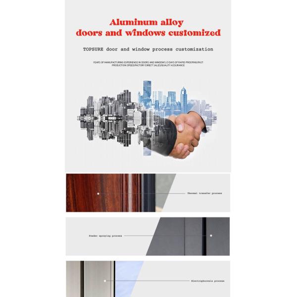 Exterior Anodized 1.3mm Aluminium Bifold Doors