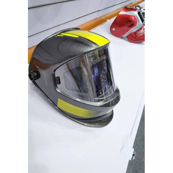 Auto Darkening Welding Helmet with Welding Torch and Lightweight Hemispherical 4C Lens