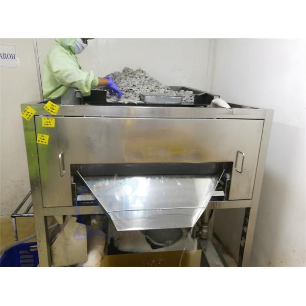Automatic Shrimp Cleaning Machine 1.5KW Stable Large Capacity