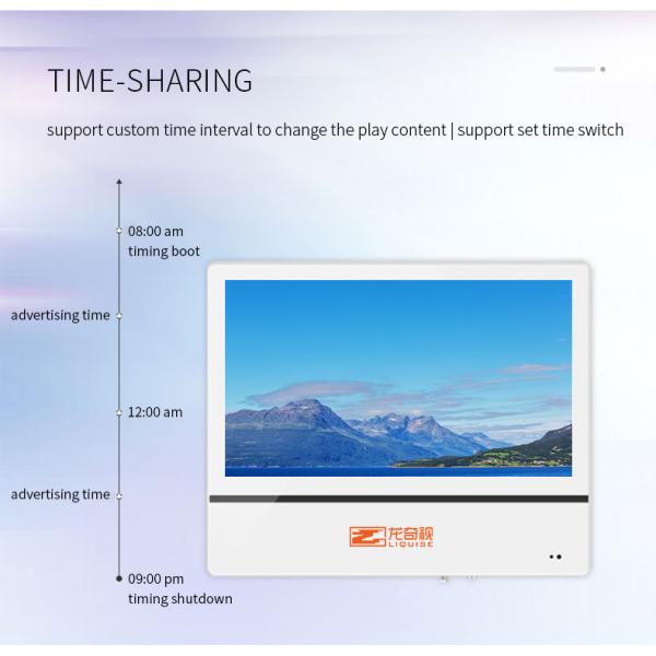 22'' Double Screen Focus Advertising Machine Building Advertising Screen