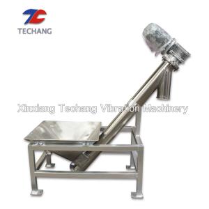 China Stainless Steel 304 Inclined Screw Feeder , Industrial Powder Auger Feeder wholesale