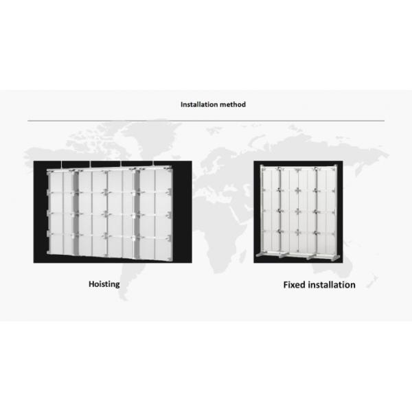 Die Cast Aluminum Cabinet SMD2121 Outdoor Transparent LED Screen