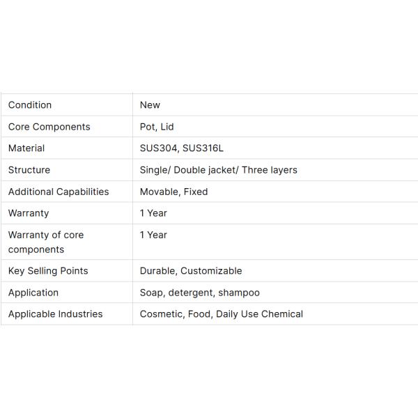 Round Movable Sealed Storage Tank 500L for Cosmetic Chemical Food