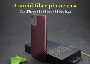 China No Melting Point Real Aramid Fiber Phone Case For iPhone 11 Pro Max wholesale