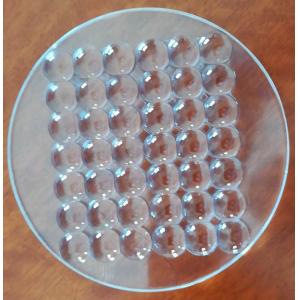 China Led Bulb Glass Light Diffuser Tempered Optical Clear Borosilicate wholesale