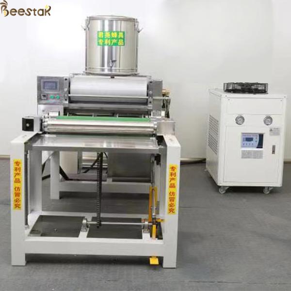 Quality Three Piece Version Of Beeswax Foundation Sheet Machine roller for sale