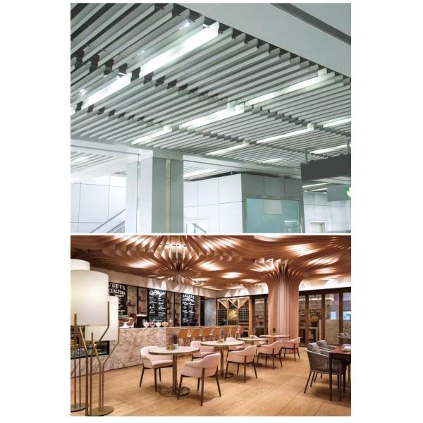 Floating J-shaped Aluminium Baffle Ceiling