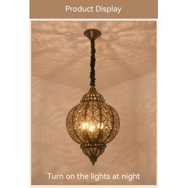 Interior Decorative Lantern Light Chandelier Indoor Lantern Chandelier