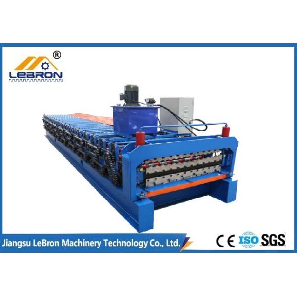 Suitable material to process: PPGI GI coil glazed tile roll forming machine