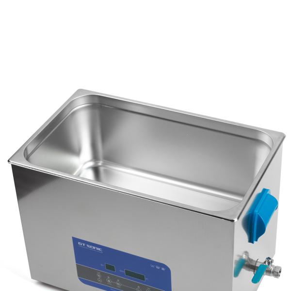 27L Tank Heated Ultrasonic Cleaner 500W LED Display Adjustable Timer