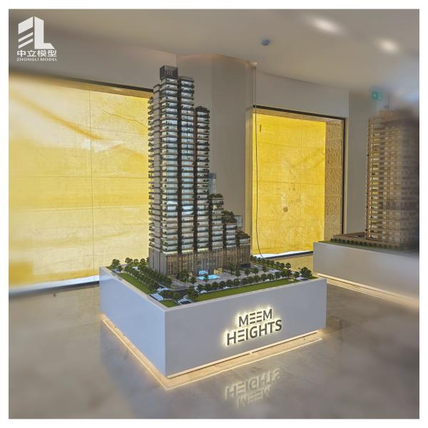 High Quality Plastic Material Architectural Scale Model Making Miniature Building Model