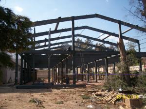 China Adjustable Large Span Metal Modular Mobile Steel Structure Warehouse Prefabricated wholesale
