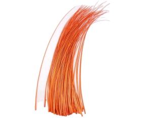 China Millinery Supplies Ostrich Feather Quill with Dyed Pattern 50-55cm wholesale