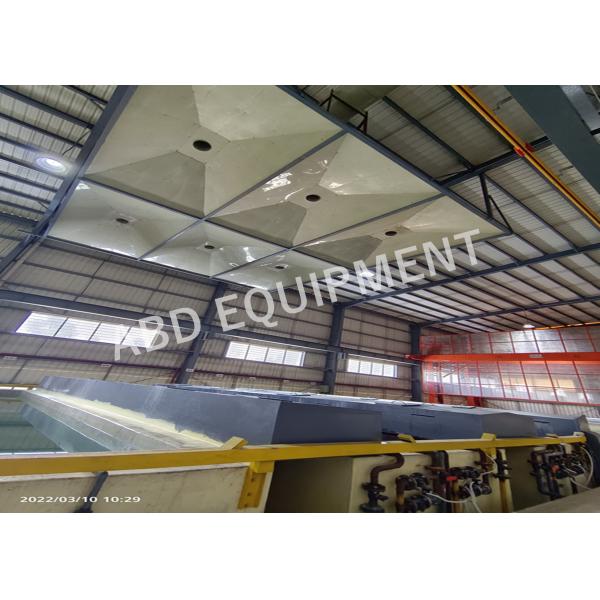 Aluminum Profiles Horizontal Anodizing Production Line With 300 Ton / Month