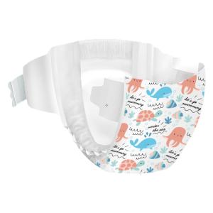 China Nonwoven 3D Leak Prevention Channel Disposable Baby Diapers wholesale