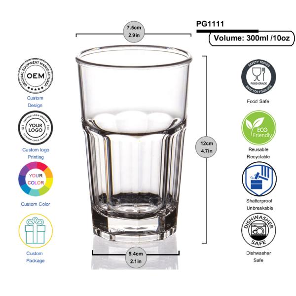 Spirits Whiskey Plastic Tumbler Glasses Acrylic Wine Tumblers OEM ODM